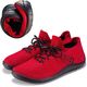 Γυναικεία παπούτσια BAREFOOT MERINO κόκκινο/μαύρο 39