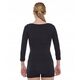 Γυναικεία μπλούζα LS1628W με μανίκι 3/4 COMFORT MERINO μαύρο M