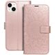 Θήκη βιβλίου MEZZO για IPHONE 14 Plus mandala ροζ χρυσό