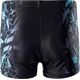 AquaWave KĄPIELÓWKI ATOS JR BLACK SCUBA BLUE LOGO PRINT 146