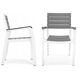 Keter Darza kresls Harmony Armchair balts/gaisi peleks 29201284