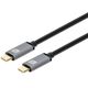 TECHLY Καλώδιο USB3.2 Gen.2 Βύσμα Τύπου-C - Βύσμα USB Τύπου-C Μαύρο 1μ