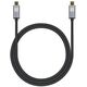TECHLY Καλώδιο USB3.2 Gen.2 Βύσμα Τύπου-C - Βύσμα USB Τύπου-C Μαύρο 1μ