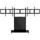 HAGOR Pro-Tower L Dual κινητό σύστημα στήριξης για 2 τηλεοράσεις 140-165cm 55-65 ίντσες VESA max. 600x400mm max. Φορτίο 2x 55 kg