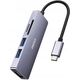 Satechi USB-C Hub - Starry Grey, 3 Ports, Card Readers