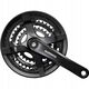 Shimano FC-TY501 crankset, 175 mm 48/38/28T, 6-8v, with chain guard