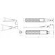 Φωτιστικό δρόμου LED 230V 100W 10 000lm, 140deg x 70deg 4000K, μαύρο, FLAMINGO, IP65, IK08