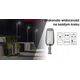 Φωτιστικό δρόμου LED 230V 50W 5 000lm, 130° x 75° 4000K ουδέτερο λευκό, STREETLITE, IP65, IK08