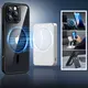 Zestaw ESR Classic Hybrid Halolock MagSafe & Tempered Glass Apple iPhone 16 Pro Max Clear/black