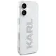 Etui Karl Lagerfeld IML Rhinestones Logo do Apple iPhone 16 przezroczysty