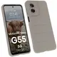 Pancerne etui Bizon Case Tur do Motorola Moto G55 5G jasnoszare