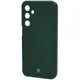 Silikonowe etui Bizon Soft Case do Samsung Galaxy M35 5G ciemnozielone
