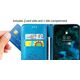 Θήκη ForCell Kabura Forcell MEZZO Book για IPHONE 13 δέντρο ροζ χρυσό
