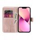 Θήκη ForCell Kabura Forcell MEZZO Book για IPHONE 13 δέντρο ροζ χρυσό