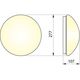 Lampa sufitowa GTV 1x25W  (OS-PLCZMI-00)