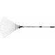 AWTools Grabie wachlarzowe druciane regulowane 15-zębne 55x163cm teleskopowe AW00093