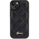 Guess Guess GUHCP15SPSQSQSK iPhone 15 / 14 / 13 6.1" czarny/black hardcase Quilted Metal Logo