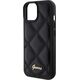 Guess Guess GUHCP15SPSQSQSK iPhone 15 / 14 / 13 6.1" czarny/black hardcase Quilted Metal Logo