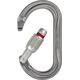Petzl Petzl M33A SL, Screw-lock, Locking carabiner, D-shaped, Aluminium, Grey, 25 kN