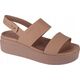 Crocs DAMSKIE SANDAŁY CROCS BROOKLYN LOW WEDGE 206453-2EL NA KOTURNIE