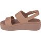 Crocs DAMSKIE SANDAŁY CROCS BROOKLYN LOW WEDGE 206453-2EL NA KOTURNIE