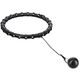 ZESTAW HULA HOP HHW02 BLACK Z WYPUSTKAMI I OBCIĄŻNIKIEM HMS + PAS BR163 RED