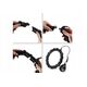 ZESTAW HULA HOP HHW02 BLACK Z WYPUSTKAMI I OBCIĄŻNIKIEM HMS + PAS BR163 RED