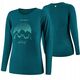 Μπλούζα γυναικεία με μακρύ μανίκι OUTDOOR WOOL PRO πράσινο XL - GÓRY 13