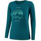Μπλούζα γυναικεία με μακρύ μανίκι OUTDOOR WOOL PRO πράσινο XL - GÓRY 13