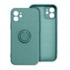 Θήκη SILICONE RING για XIAOMI Redmi Note 14 Pro Plus 5G πράσινο