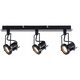 Reality Fiji 823703-02 ράγα οροφής φωτιστικό σποτ 3x50W GU10 μαύρο