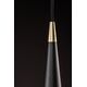 GTV Evi OS-EVI-GU10-10-DEC κρεμαστό φωτιστικό 1x40W GU10 μαύρο/χρυσό