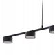 Φωτιστικό κρεμαστό TK Lighting Dallas 6246 5x10W GX53 μαύρο