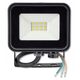 Προβολέας Zamel Solis LNS10000002 10W 230V IP65 ουδέτερο λευκό NAS-10WN μαύρο