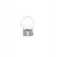 Trio Kula 284270106 απλίκα τοίχου 1x10W E14 IP44 λευκό/χρώμιο