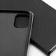 Θήκη LUNA Book Carbon για IPHONE 16e (SE 4 2025) μαύρο