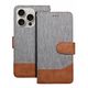 Θήκη Βιβλίου JEANS για IPHONE 16e (SE 4 2025) γκρι