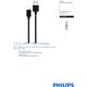 ΚΑΛΩΔΙΟ USB PHILIPS ΣΕ USB MICRO ΜΑΥΡΟ 1,2M 4FT DLC3104U/00
