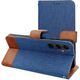 Θήκη JEANS Book για XIAOMI Redmi Note 14 4G (GLOBAL - 164,84mm x 78,15mm x 8,16mm) μπλε