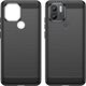 Hurtel Carbon Case etui do Xiaomi Redmi A1+ elastyczny silikonowy karbonowy pokrowiec czarne