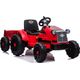 Lean Cars Traktor na Akumulator z Przyczepą CH9959 Czerwony