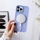 Hurtel Magnetyczne etui z MagSafe Color Matte Case do iPhone 15 Plus - fioletowe