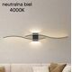 Kinkiet ATL ZD149A Lampa scienna kinkiet czarny 60cm  day light