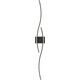 Kinkiet ATL ZD149B Lampa scienna kinkiet czarny 60cm  ciepły biały
