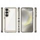 Θήκη Outer Space Case για Samsung Galaxy S25 Edge με ελαστικό πλαίσιο - ημιδιαφανές, μαύρο