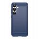 Θήκη σιλικόνης Carbon Case για Samsung Galaxy S25 Edge - μπλε