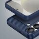 Θήκη σιλικόνης Carbon Case για Samsung Galaxy S25 Edge - μπλε