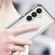 Θήκη Outer Space Case για Samsung Galaxy S25 Edge με ελαστικό πλαίσιο - διαφανές