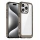 Θήκη Outer Space Case για iPhone 16e με ελαστικό πλαίσιο - ημιδιαφανές, μαύρο