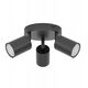 Φωτιστικό Spot EGLO RECISO-E, 3 x GU10, μέγιστο 3 x 5 W, μαύρο/χρώμιο, O14x8.5cm